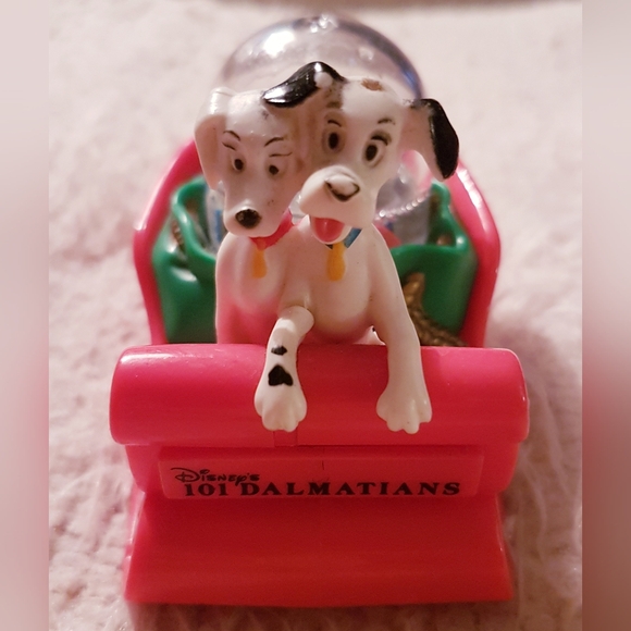 1996 101 Dalmatians Snow Globe Holiday Figure Disney McDonald's Toy TLC - Picture 13 of 16